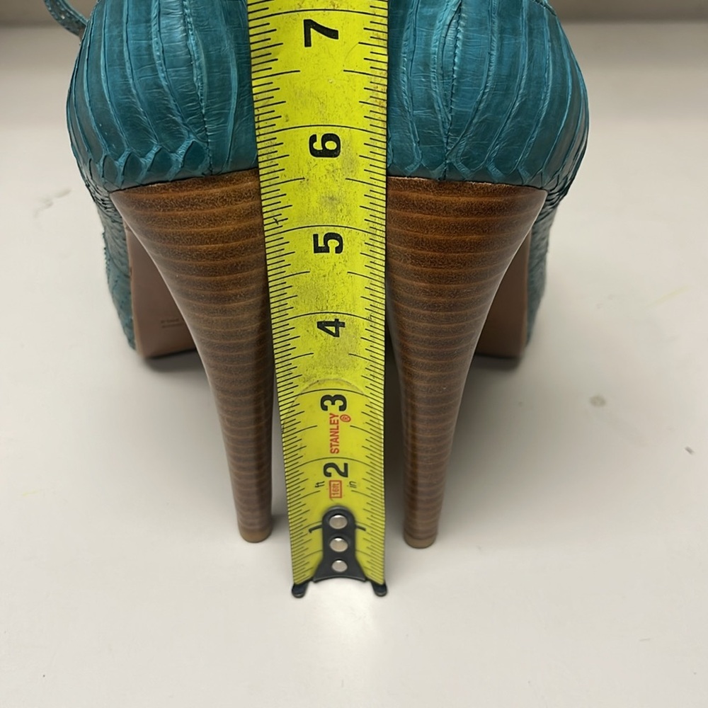 NWOT Leon Max Snakeskin Shoes - Picture 4 of 5